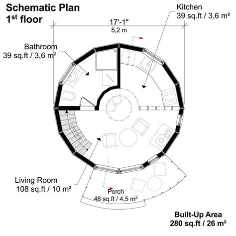 Two Story Round House Plans In 2020 Round House Plans Round House