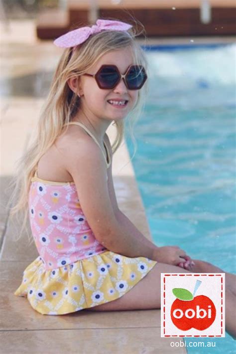Thebbgirls In The Mimsy Pink Flower Swimsuit Little Girl Swimsuits