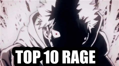 Top 10 Legendary Anime Rage Moments Youtube