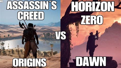 Assassins Creed Origins Vs Horizon Zero Dawn Graphics And Gameplay
