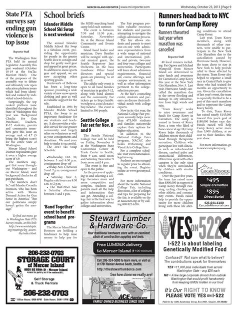 Mercer Island Reporter October 23 2013 By Sound Publishing Issuu