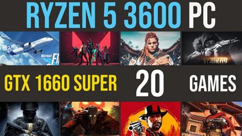 Gtx 1660 Super Ryzen 5 3600 Test In 20 Games 1080p Benchmarks