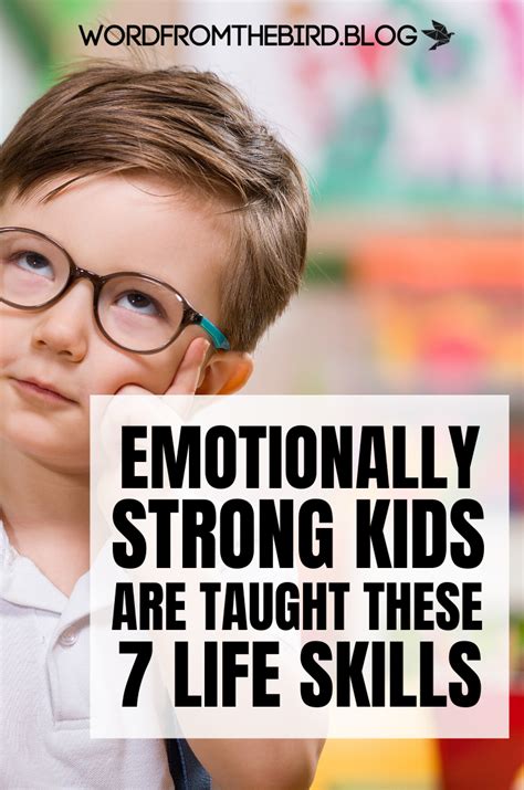 The 7 Most Important Life Skills To Teach Your Kids Word From The