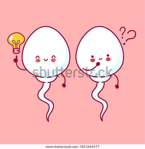 Cute Happy Funny Sperm Cell Question Stock Vector Royalty Free 1811664577 Shutterstock