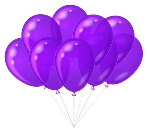 Transparent Purple Balloons Clipart Gallery Yopriceville