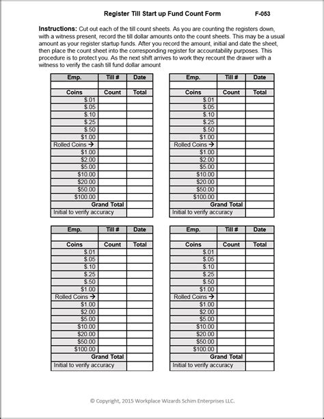 Daily Cash Balance Sheet Template / Cash Register Balancing Sheet ...