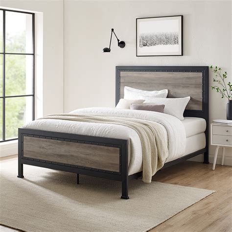 The vegtrug classic 1m (small) raised bed planter has enough room to grow many salads and vegetables at any one time on the patio, or in the garden with. Santiago Riveted Plank Grey Wash Queen Size Bed by River ...