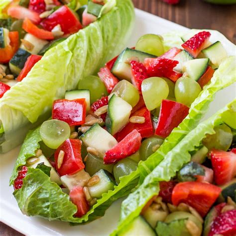 And it will act as a weight on top of a painter's 4. Fruit and Vegetable Salad | FaveHealthyRecipes.com