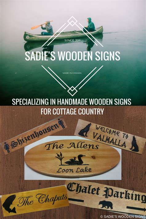 Cottage Country Wooden Signs Custom Wood Signs Wooden Signs Handmade