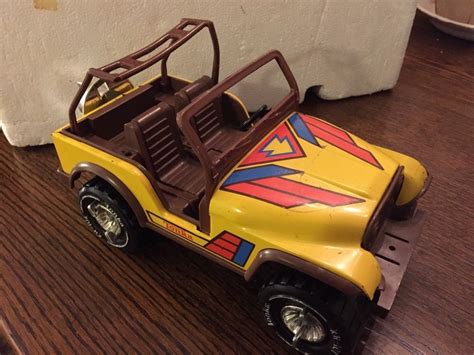 Tonka Mighty Xr 101 Jeep Cj Renegade 4x4 Toy Car Removable Wheels