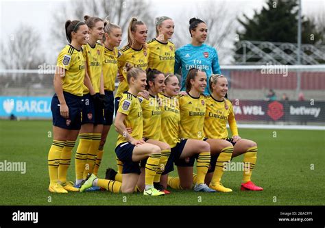 Arsenal Starting 11 Ahead Of The Match Stock Photo Alamy