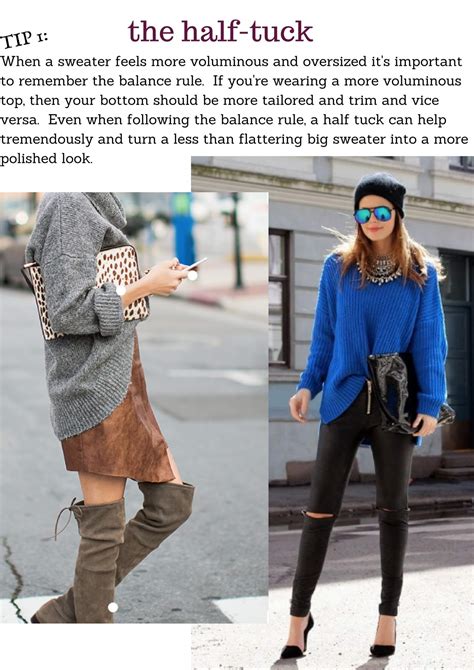 Oversized Sweater Outfits How To Wear Oversized Sweaters In Style