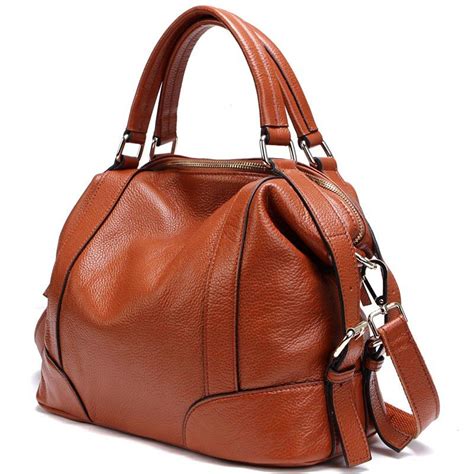 Real Cow Leather Ladies Handbags Women Genuine Leather Bags Totes