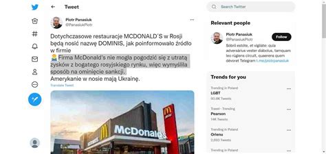 FakeHunter Czy McDonald s wraca do Rosji i ze zmienioną nazwą