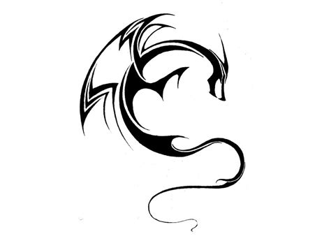 Maybe you would like to learn more about one of these? simple_dragon_with_curved_body_tattoo_drawing.jpg 1,024× ...