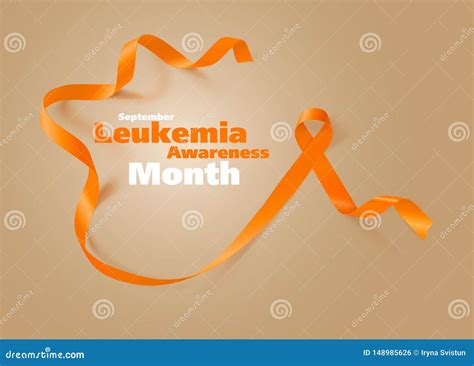 Leukemia Poster Blood Cancer Awareness Label Vector Tamplate With Red