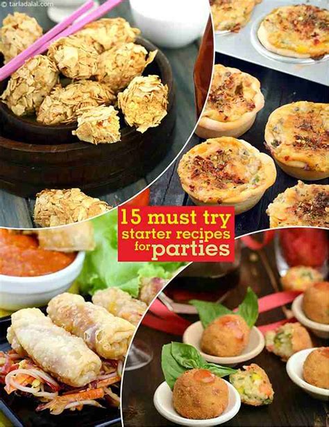 Must Try Starter Recipes For Parties Tarladalal Com