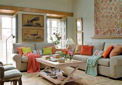 La restitution du matériel cas particulier : Orange and Green The Key To The Perfect Rustic Homes