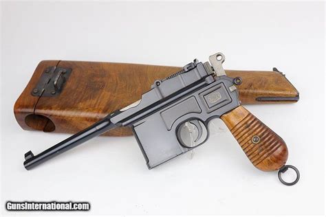 Gorgeous Commercial Mauser C96 And Stock 1930s 763x25mm Ww2 Wwii