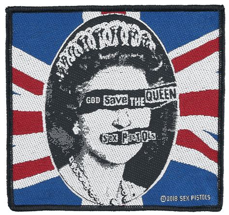 God Save The Queen Sex Pistols Patch Large