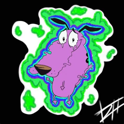 Trippy Courage The Cowardly Dog By Girlofthemoon0013 On Deviantart