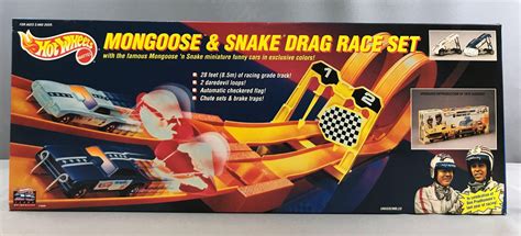 Hot Wheels Mongoose And Snake Drag Race Set New In Original