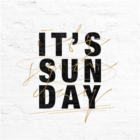 It's Sunday - Sunday Social