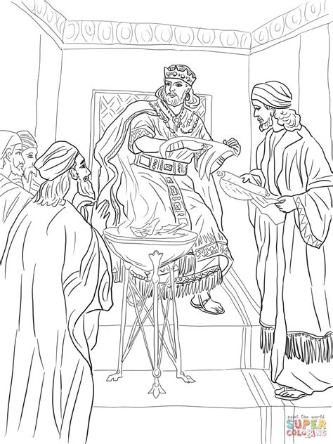 Jeremiah Scroll Coloring Page Coloring Pages