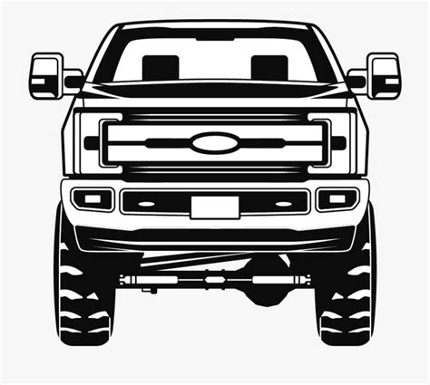 Download And Share Ford Truck Svg Ford 250 Pickup Truck Clipart Pickup