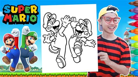 Mario World Coloring Page - Super Mario 3d World Coloring Pages