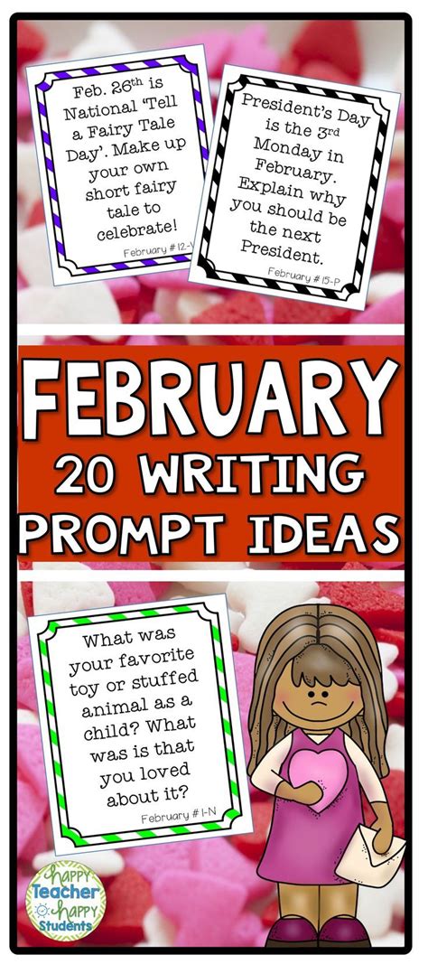 February Writing Prompts 20 Writing Ideas To Last All Month Long