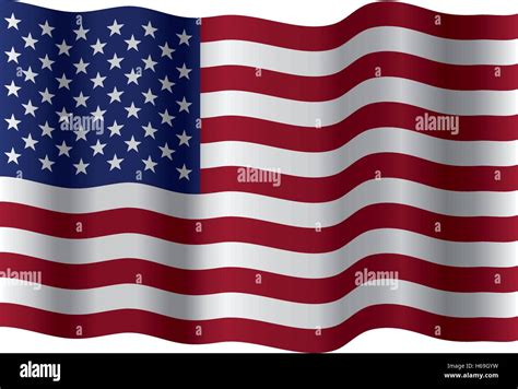Vector Waving Flag Of United States Of America Stock Vector Image And Art