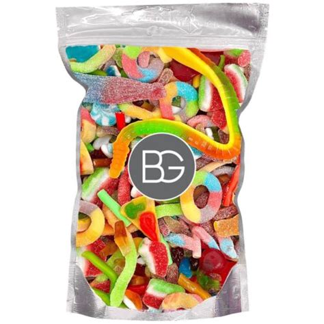 Bg Quality Pick N Mix Sweets Pouches Fresh Retro Candy Bagboxtub 1kg