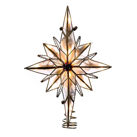Kurt Adler 10 Multi Point Star Of Bethlehem Glass Gem Christmas Tree