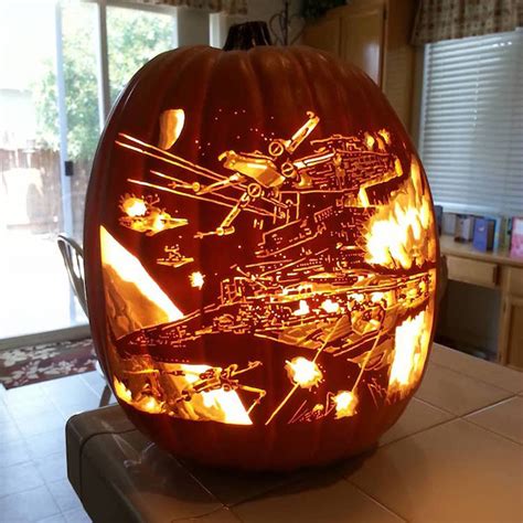 Star Wars Pumpkin Carving Patterns Wonderful Wonderblog Geeky Pumpkin