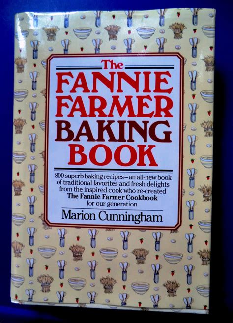 Fannie Farmer Baking Book Cookbook Hcdj