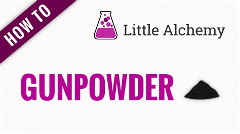 Gunpowder Little Alchemy Cheats