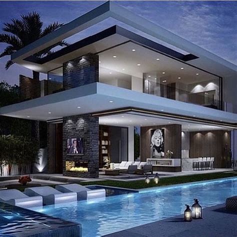 Modern Mansion And Pool Pictures Photos And Images For Facebook Tumblr