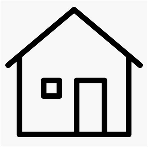 Transparent White Home Icon Png Svg House Png Download Transparent