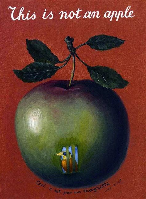 René Magritte Ceci Nest Pas Une Pomme