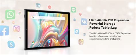 Yotopt U10 Tablette 10 Pouces 4g Lte Et Wifi Android 12 Octa Core