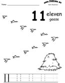 Preschool Worksheet Number 11 - Preschool & K Worksheets