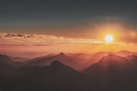2560x1700 Sunrise Mountains Landscape Evening 5k Chromebook Pixel Hd 4k