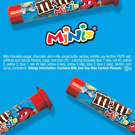 Mandms Minis Milk Chocolate Candy Mega Tube Shop Candy At H E B