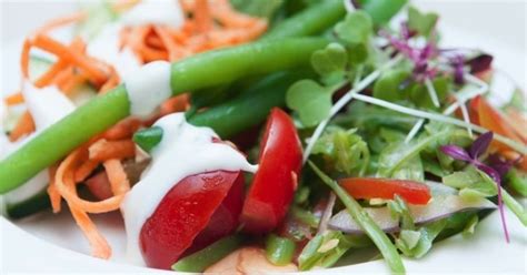 Farmers Market Salad With Vegan Ranch Dressing Mindbodygreen