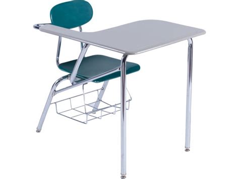 A typical study might contain a desk, chair, computer, desk lamps, bookshelves, books, and file cabinets. Student Chair Desk - Hard Plastic Jumbo Top 16"H, Student ...
