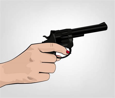 Best Finger Pistol Illustrations Royalty Free Vector