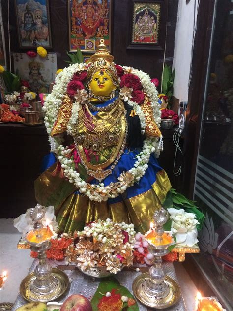 √ Lakshmi Puja Decoration At Home