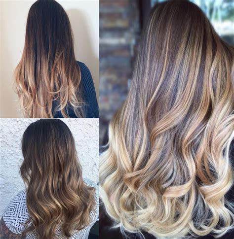 The Differences Between Color Melting Balayage And Ombre The Salon