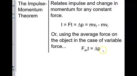 Ap Physics Momentum Notes 1 Youtube